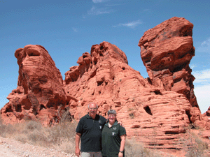 Us at the Valley of Fire in Nevada Us at the Valley of Fire in Nevada