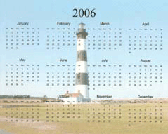 Bodie Island Calendar
