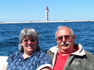 Us at Pigeon Island in Ontario