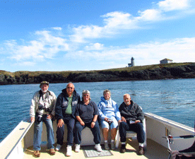 Five of us near Libby Island, ME