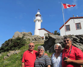 Christine & Tom Cardaci and Tony & Terri Melosci at Lobster Cove Head