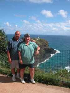 Us at Kilauea Point in Hawaii Us at Kilauea Point in Hawaii