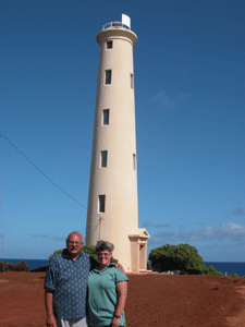 Us at Nawiliwili Harbor in Hawaii Us at Nawiliwili Harbor in Hawaii