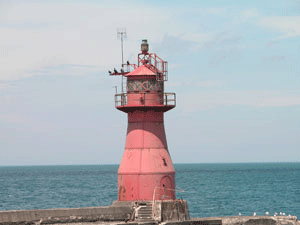Gary Harbor Breakwater Lighthouse