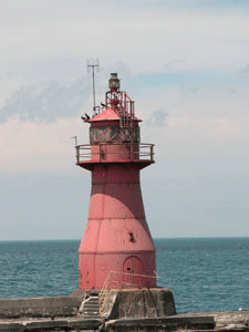 Gary Harbor Breakwater Lighthouse