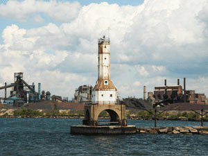 Indiana Harbor East Breakwater Lighthouse