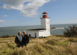 Us at Quaco Head in New Brunswick Us at Quaco Head in New Brunswick