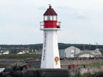 Grand Bank Wharf lighthouse