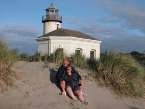 Us at Coquille River in Oregon