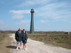 Us at Matagorda Island in Texas