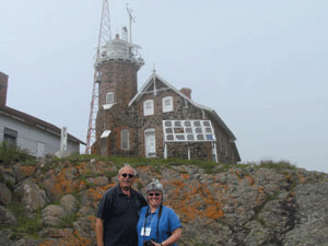 Us at Passage Island in Upper MI