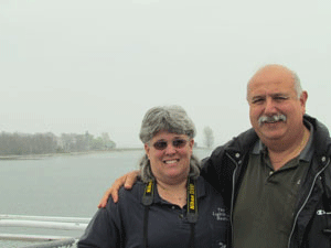 Us at Galloo Island in Upper New York