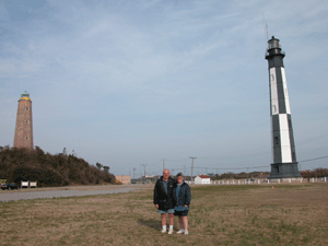 Us at Cape Henry in Virginia