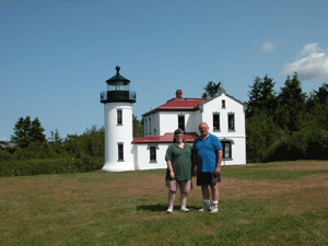 Us at Admiralty Head in Washington Us at Admiralty Head in Washington