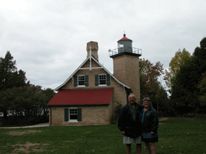 Us at Eagle Bluff in Wisconsin