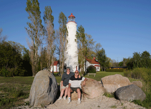 Us at Point Clark in Ontario Us at Point Clark in Ontario